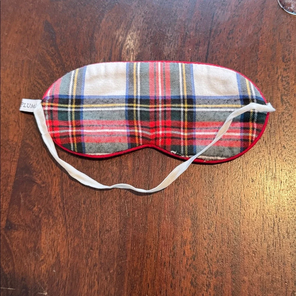 Petite Plume Plaid Sleep Mask for Kids